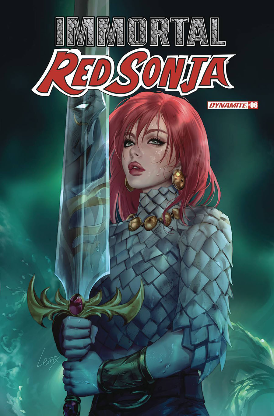 Immortal Red Sonja #6 Cover A Regular Lesley Leirix Li Cover