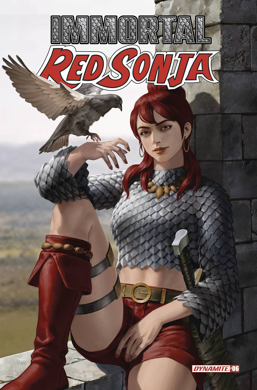 Immortal Red Sonja #6 Cover B Variant Junggeun Yoon Cover