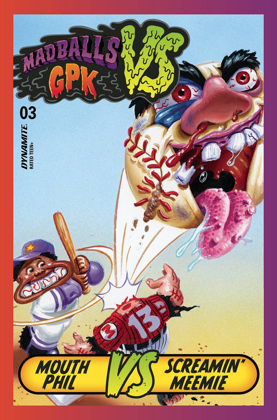 Madballs vs Garbage Pail Kids #3 Cover C Variant Joe Simko Trading Card Card Stock Cover