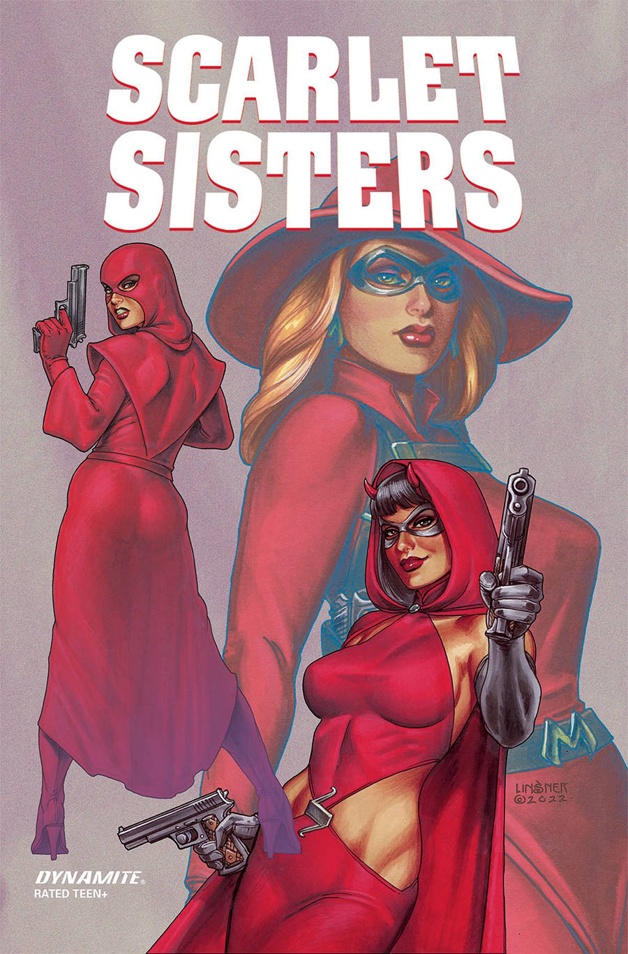 Scarlet Sisters #1 (One Shot) Cover A Regular Joseph Michael Linsner Cover