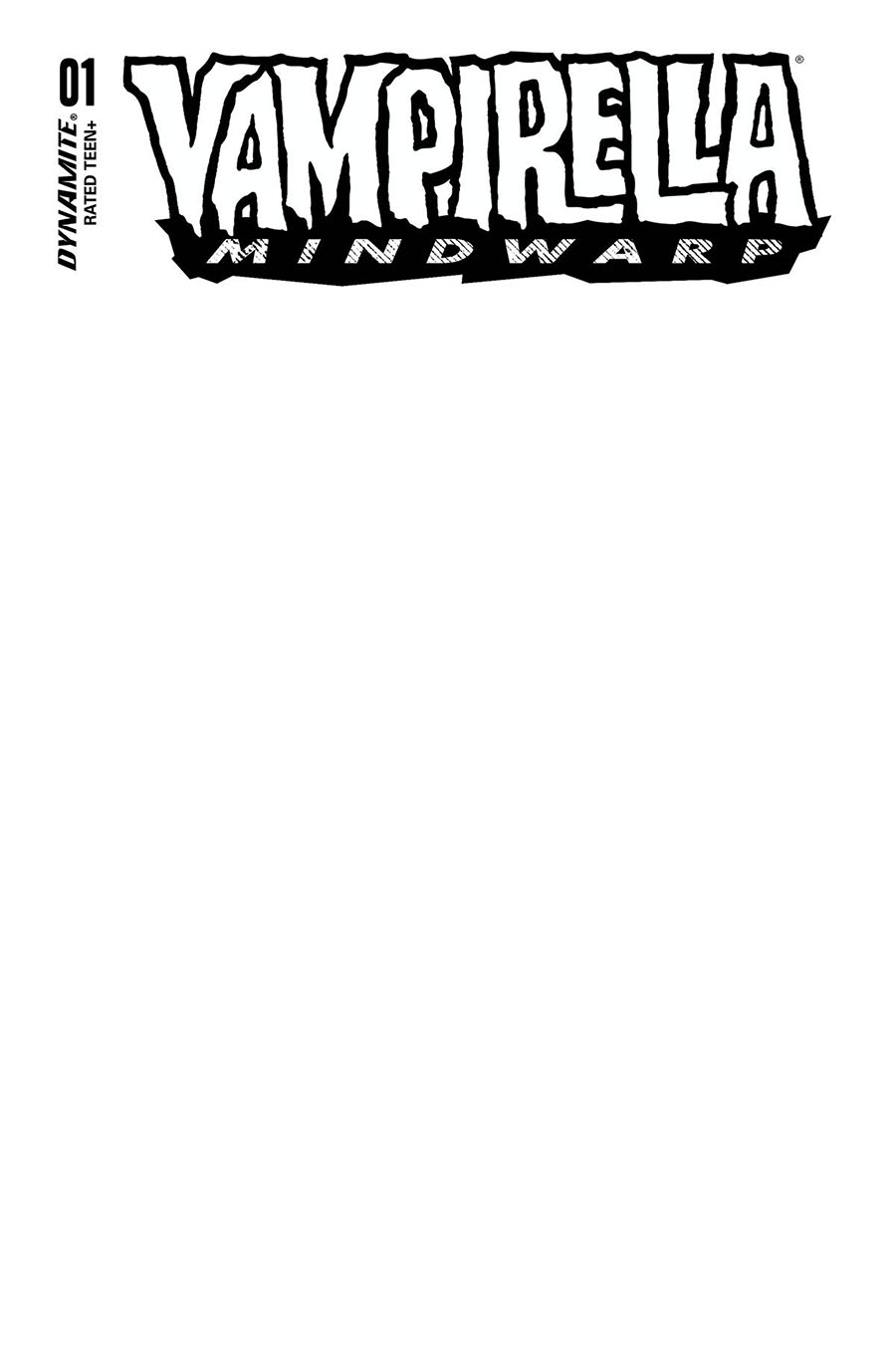 Vampirella Mindwarp #1 Cover F Variant Blank Authentix Cover