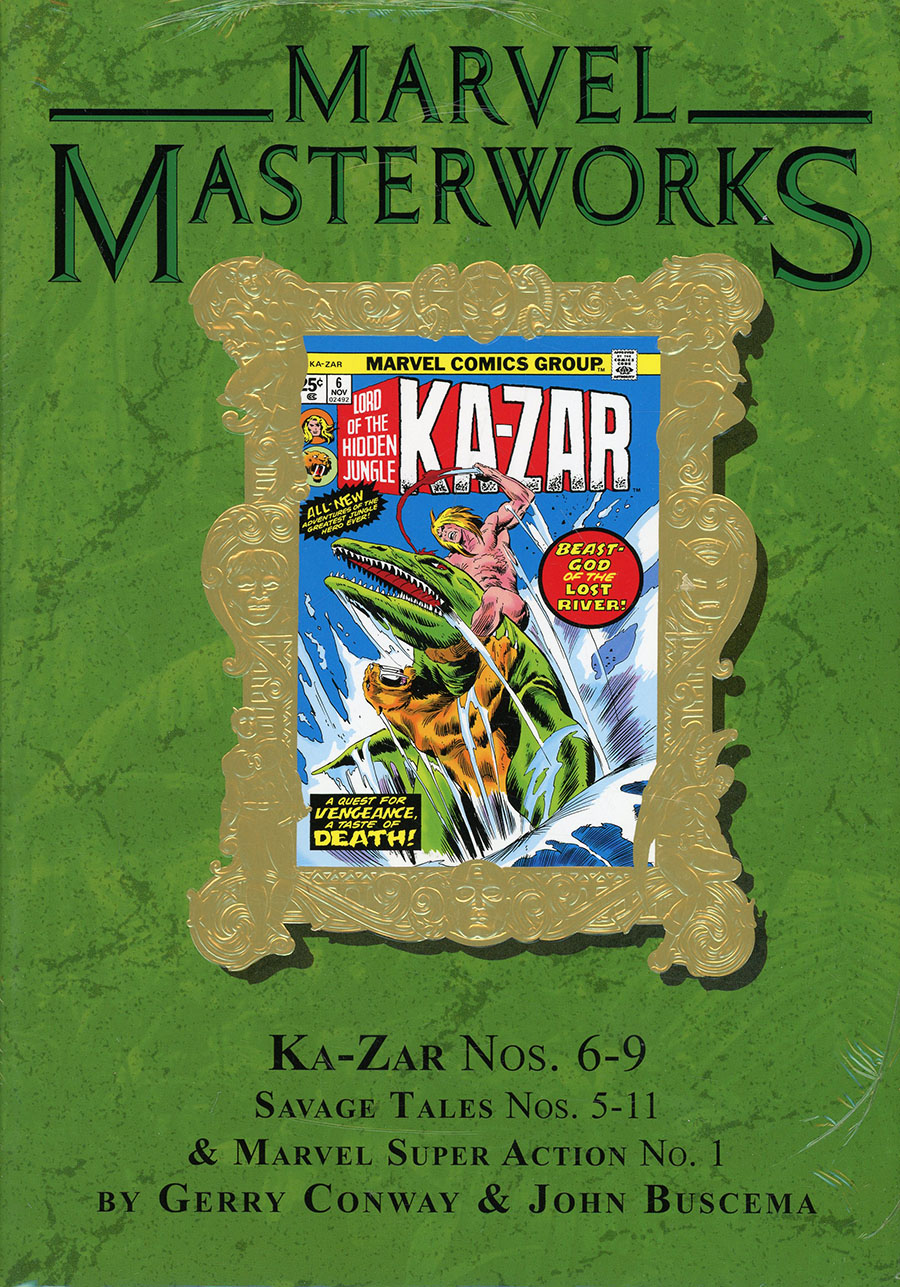 Marvel Masterworks Ka-Zar Vol 3 HC Variant Dust Jacket