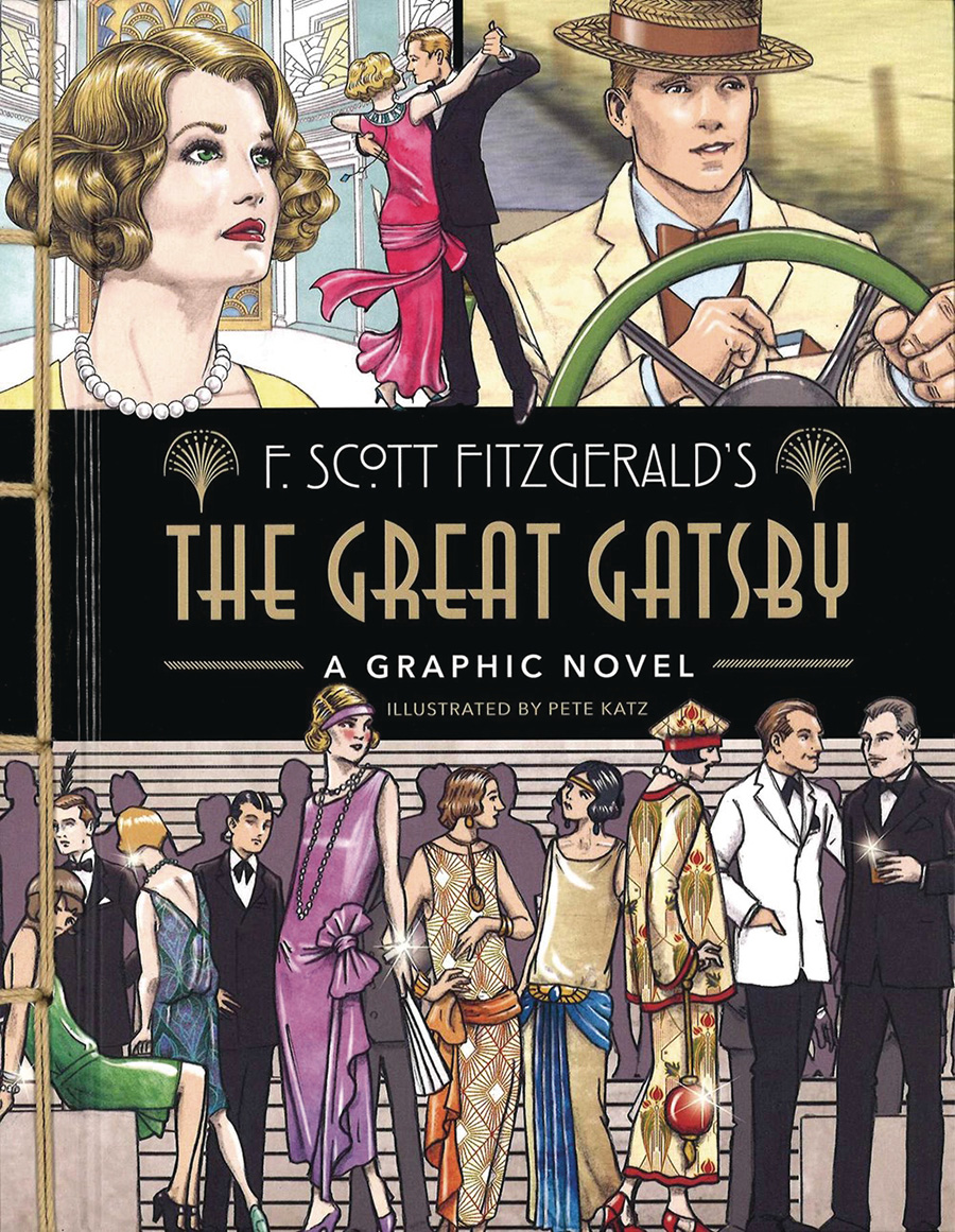 Great Gatsby A Graphic Novel HC (Canterbury Classics)
