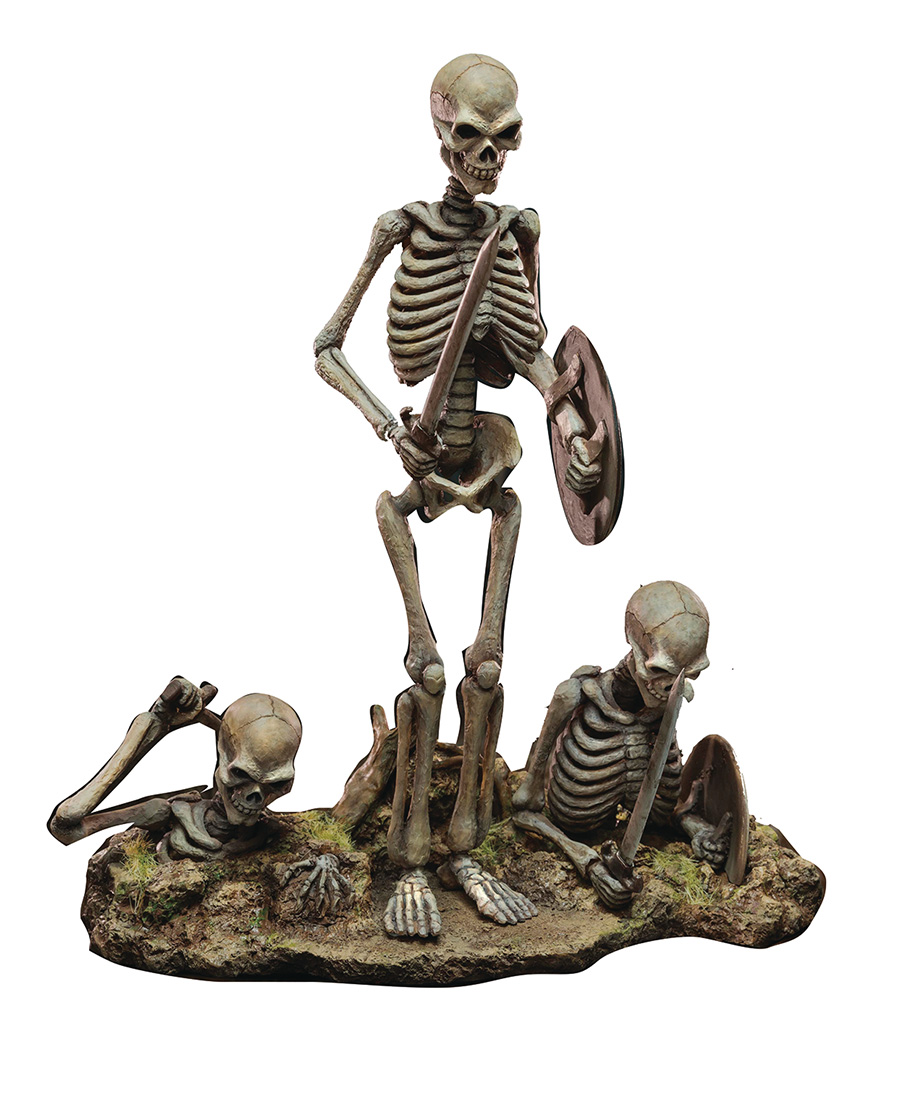 Ray Harryhausens Skeleton Army Resin Statue Deluxe Version