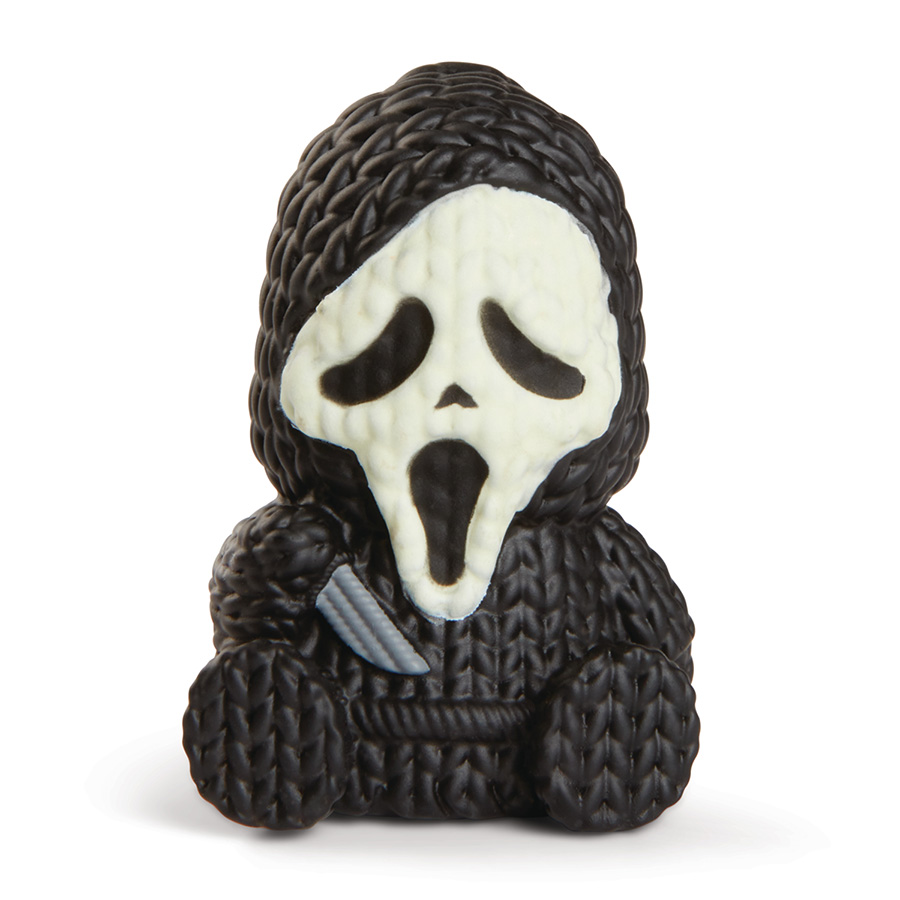 Ghost Face Handmade By Robots 1.75-Inch Micro Vinyl Figure - Glow-In-The-Dark