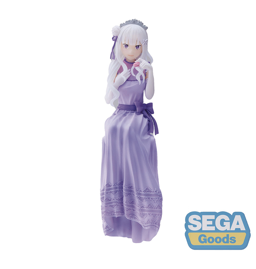 ReZero Starting Life In Another World Emilia Perching Premium Figure