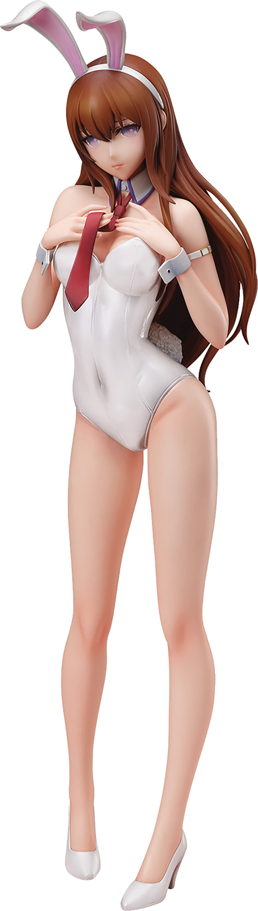 SteinsGate Kurisu Makise Bare Leg Bunny 1/4 Scale PVC Figure