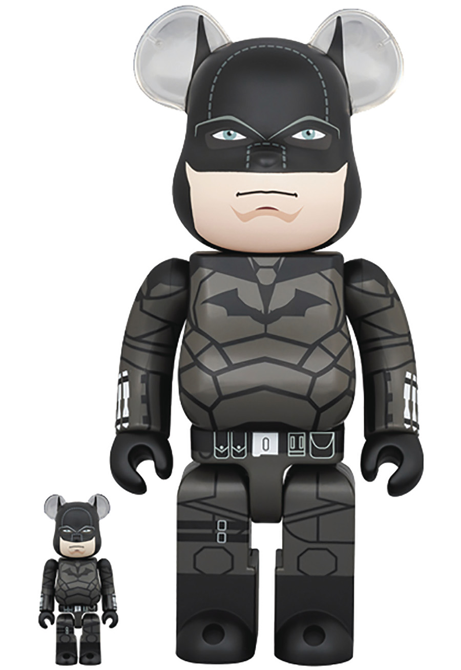 The Batman 100 Percent & 400 Percent 2-Pack Bearbrick