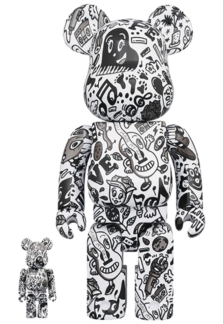 Chocomoo 100 Percent & 400 Percent 2-Pack Bearbrick