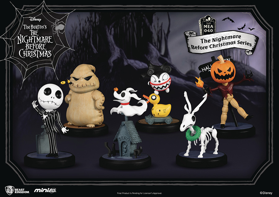 Nightmare Before Christmas MEA-040 Mini Figure 6-Piece Set