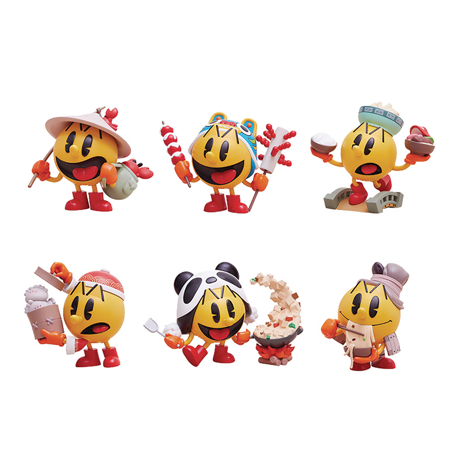 Pac-Man Shiquanshimei Series Trading Figure 6-Piece Set