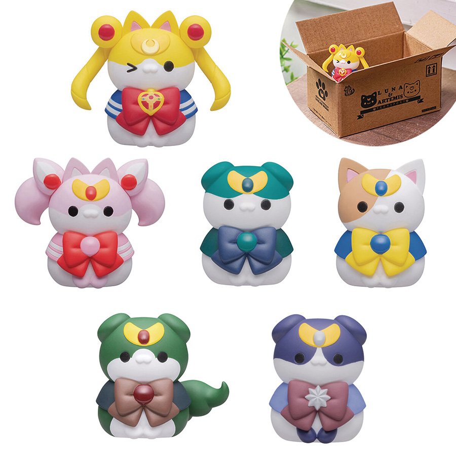 Sailor Moon Mega Cat Sailor Mewn Mini Figure Vol 2 8-Piece Set With Gift