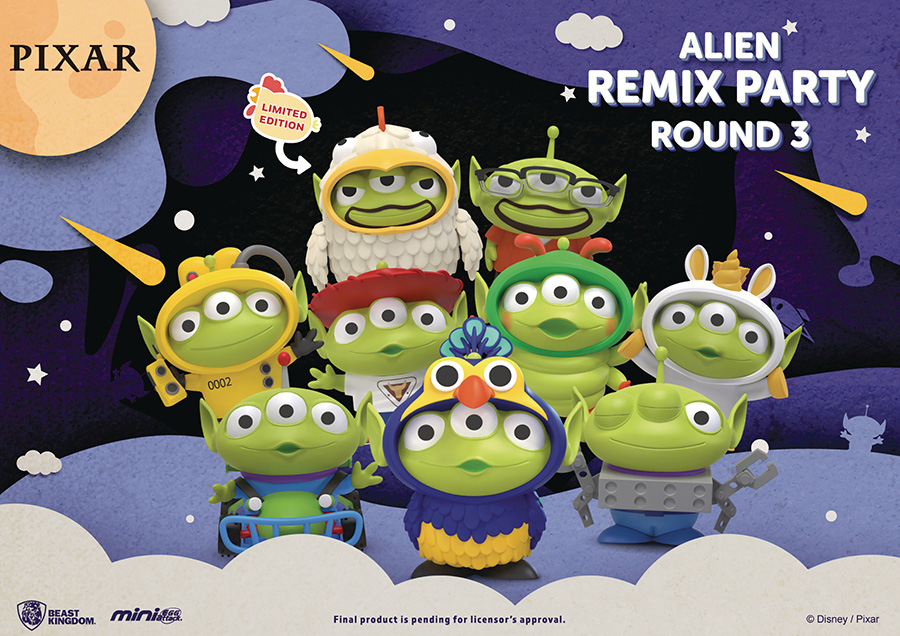 Toy Story Alien Remix Wave 3 MEA-050 Mini-Egg Attack Figure Blind Mystery Box 8-Piece Display