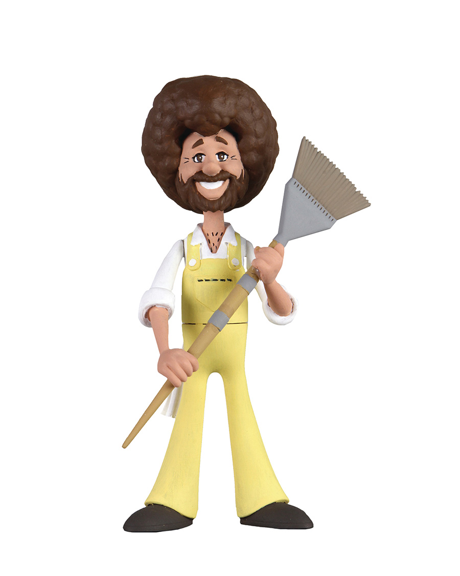 Bob Ross Toony Classic Bob Ross With Overalls 6-Inch Action Figure