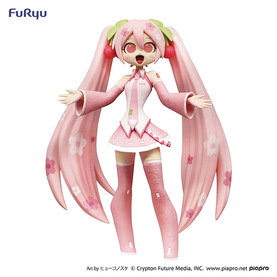 Hatsune Miku Cartoony Figure - Sakura Miku