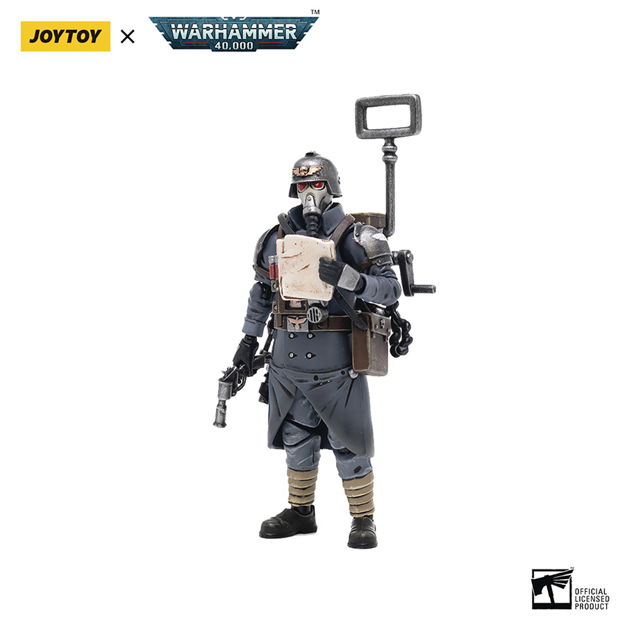 Joytoy Warhammer 40000 Death Korps Of Krieg Vet Guard Comms 1/18 Scale Action Figure