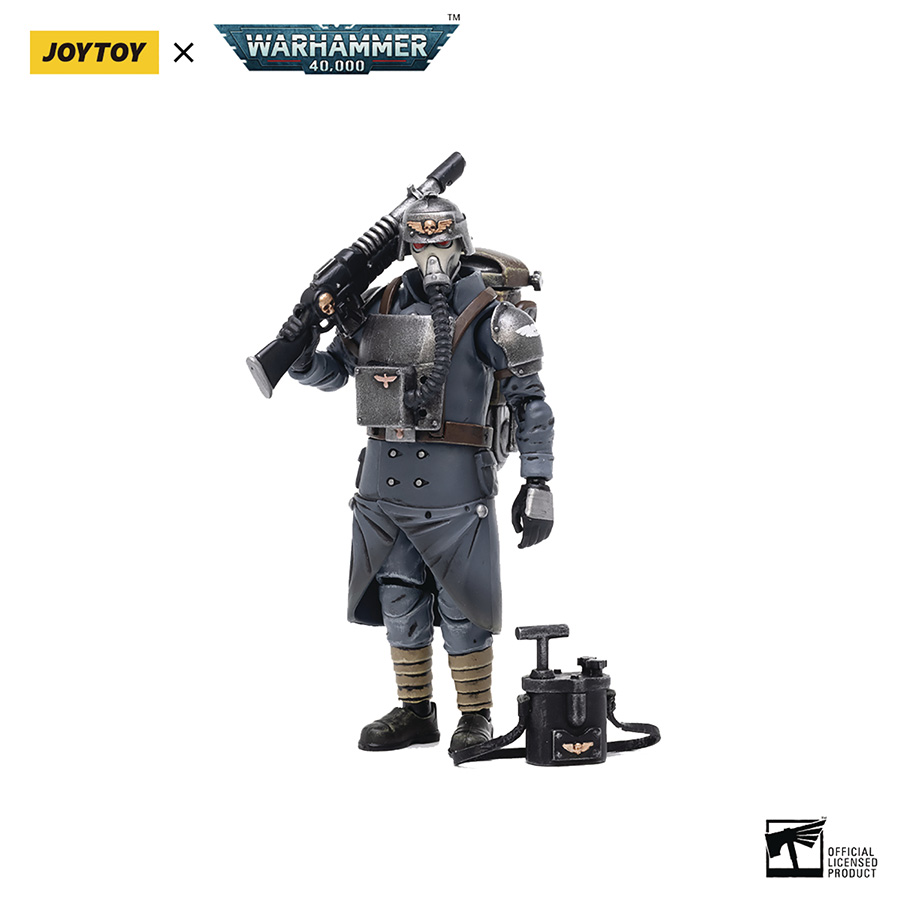 Joytoy Warhammer 40000 Death Korps Of Krieg Vet Guard Demolit 1/18 Scale Action Figure