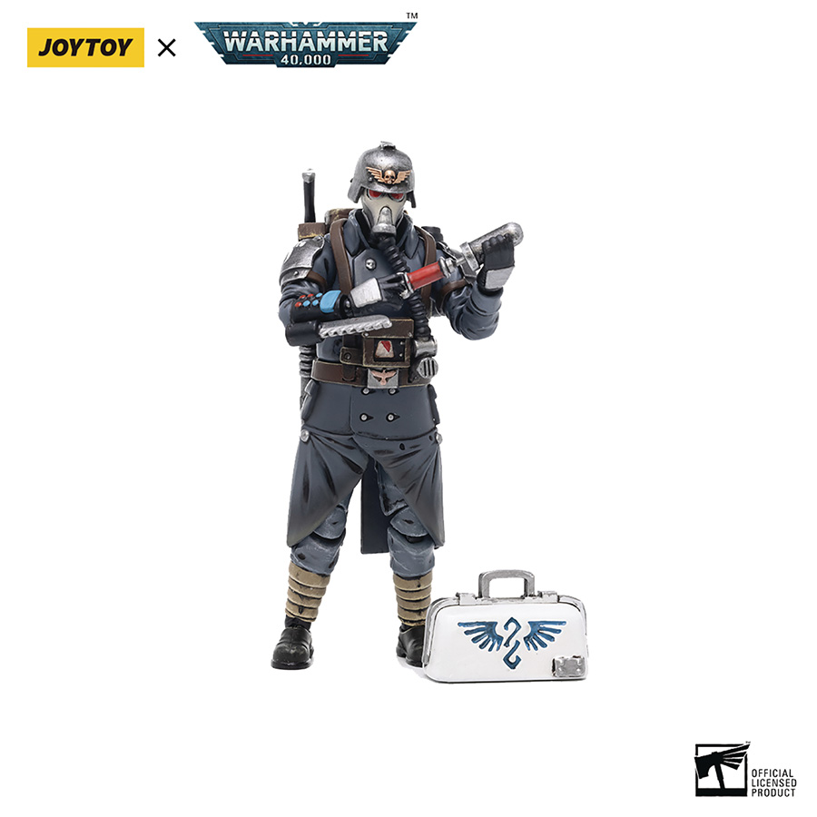 Joytoy Warhammer 40000 Death Korps Of Krieg Vet Guard Medic 1/18 Scale Action Figure