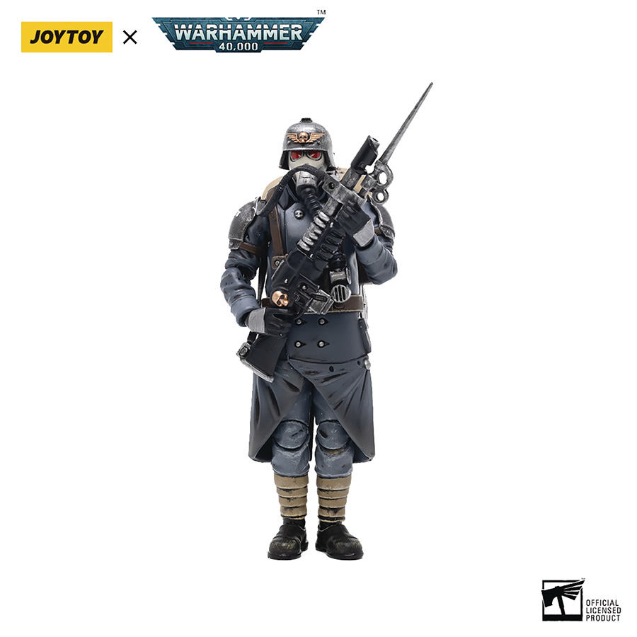 Joytoy Warhammer 40000 Death Korps Of Krieg Vet Squad Guardsman 1/18 Scale Action Figure