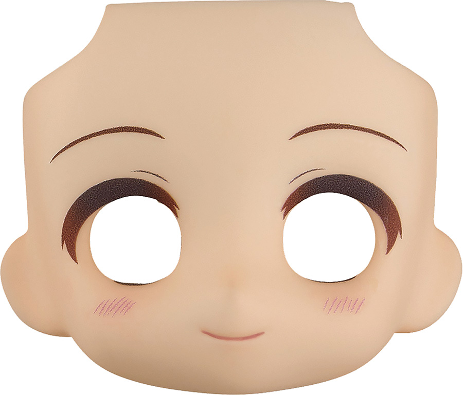 Nendoroid Doll Customizable Face Plate 01 Almond Milk 6-Piece Display