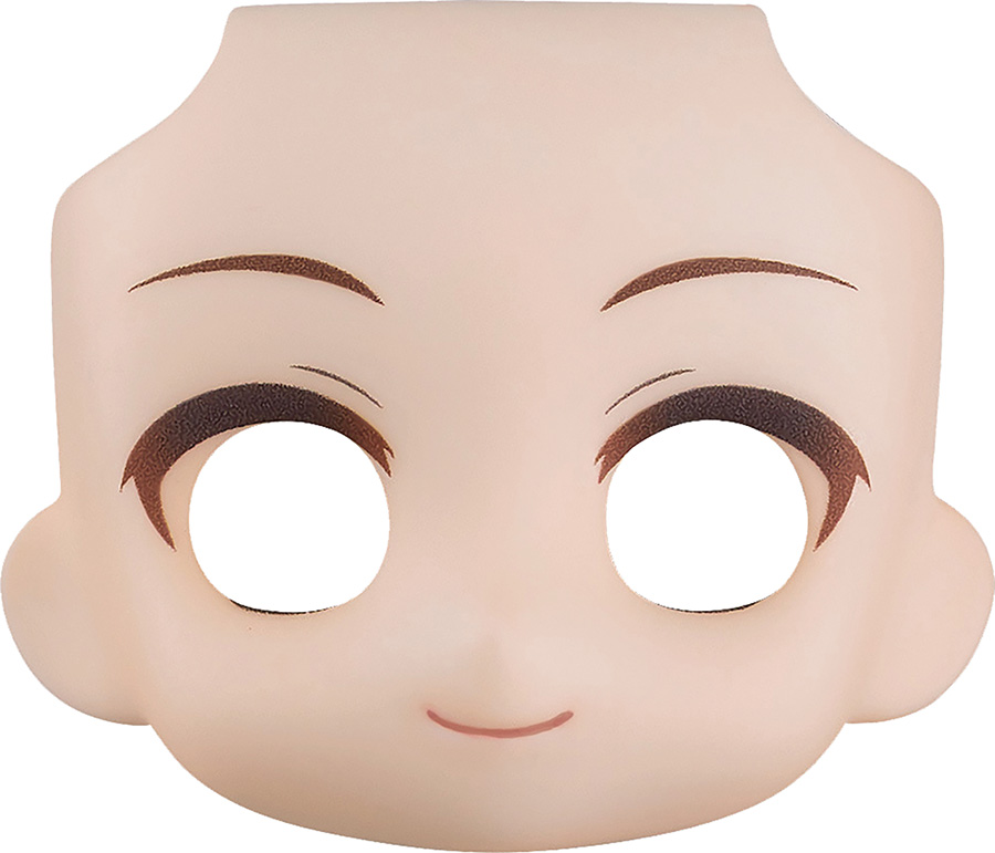 Nendoroid Doll Customizable Face Plate 02 Cream 6-Piece Display