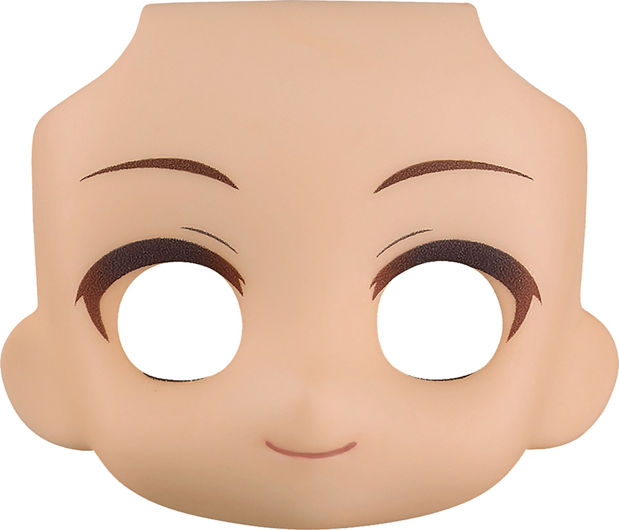 Nendoroid Doll Customizable Face Plate 02 Peach 6-Piece Display