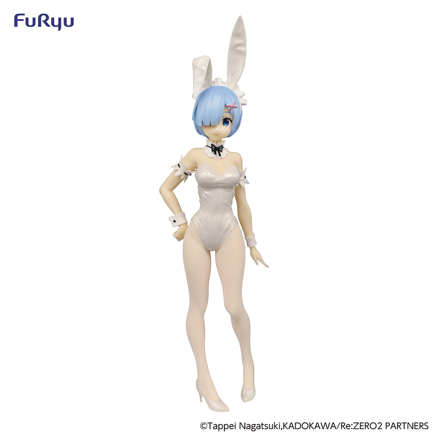 ReZero Starting Life In Another World Rem Bicute Bunnies Figure White Pearl Version