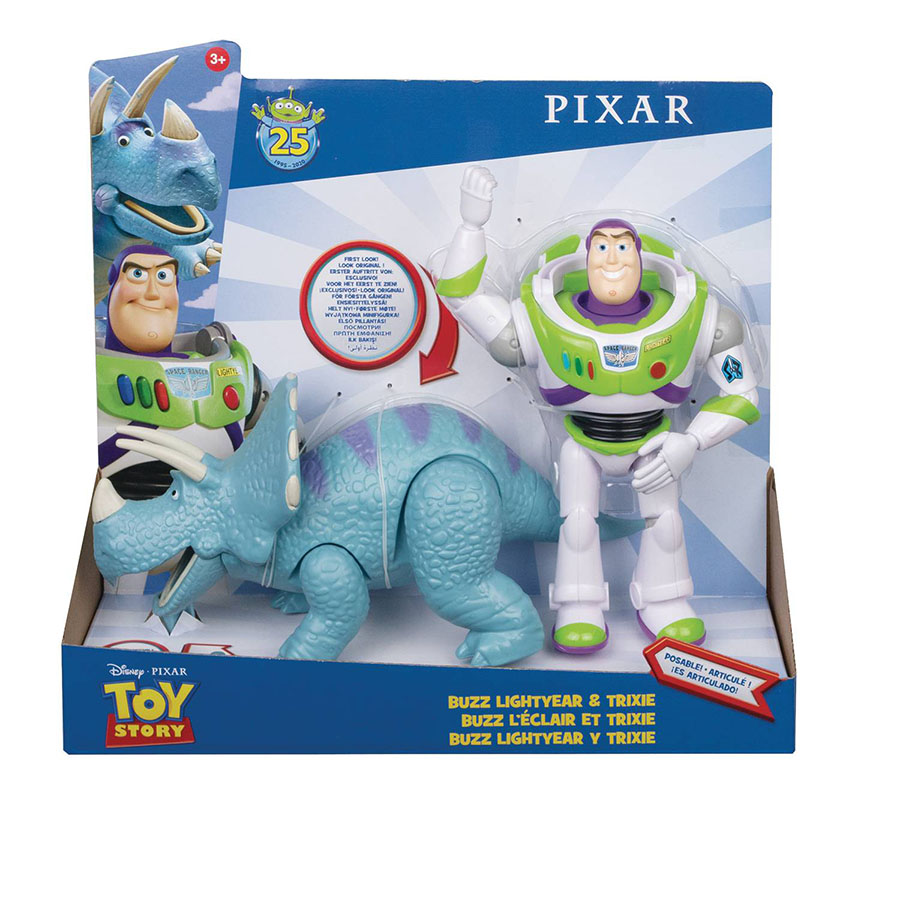 Toy Story Adventure Buzz & Trixie 2-Pack Action Figure