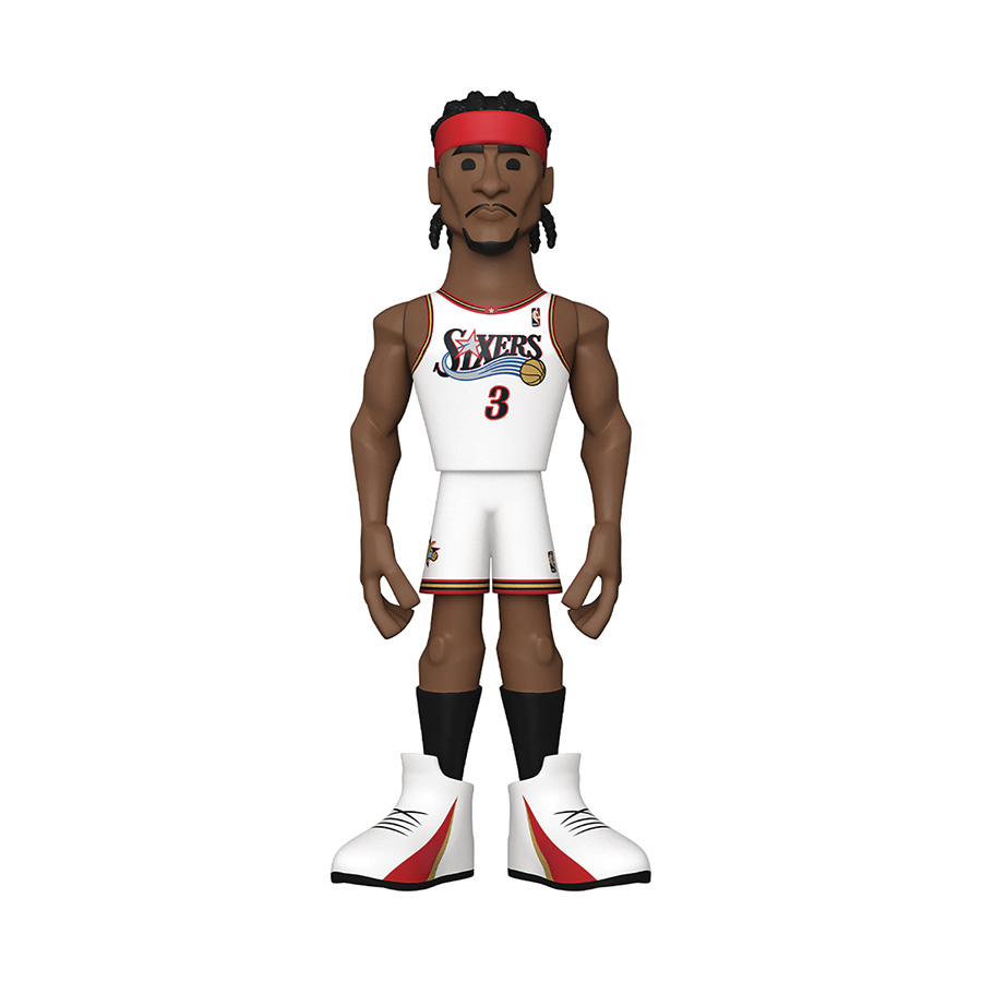 Vinyl Gold NBA 76ers Allen Iverson 12-Inch Vinyl Figure