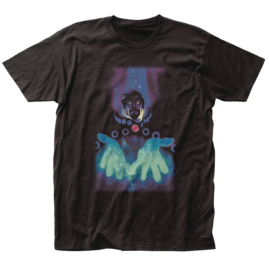 Doctor Strange Hands Previews Exclusive Black T-Shirt Large