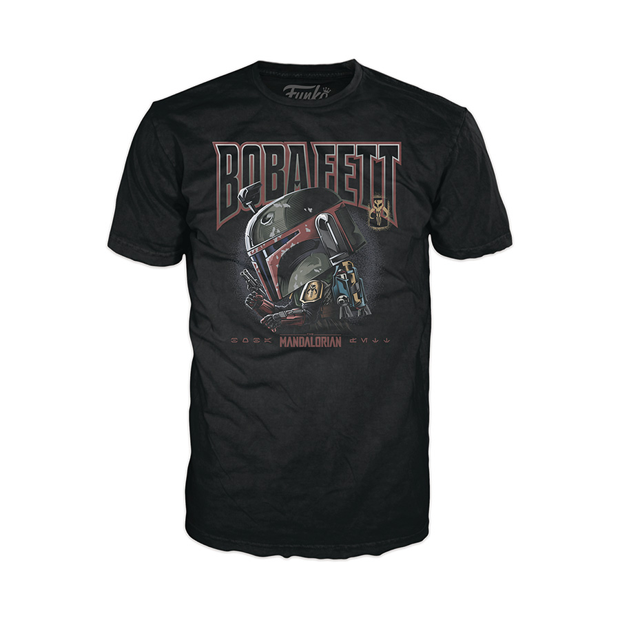 POP & Tee Star Wars Boba Fett Vinyl Figure T-Shirt Large
