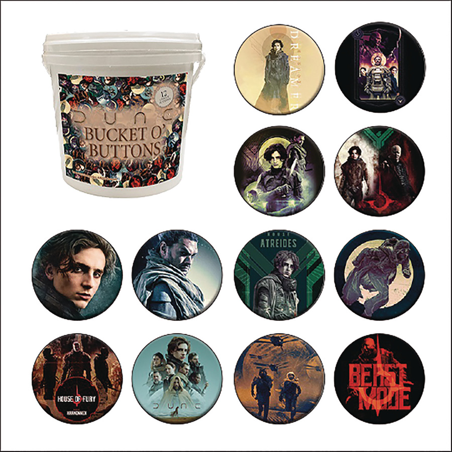 Dune Bucket Of Buttons 144-Piece Assortment