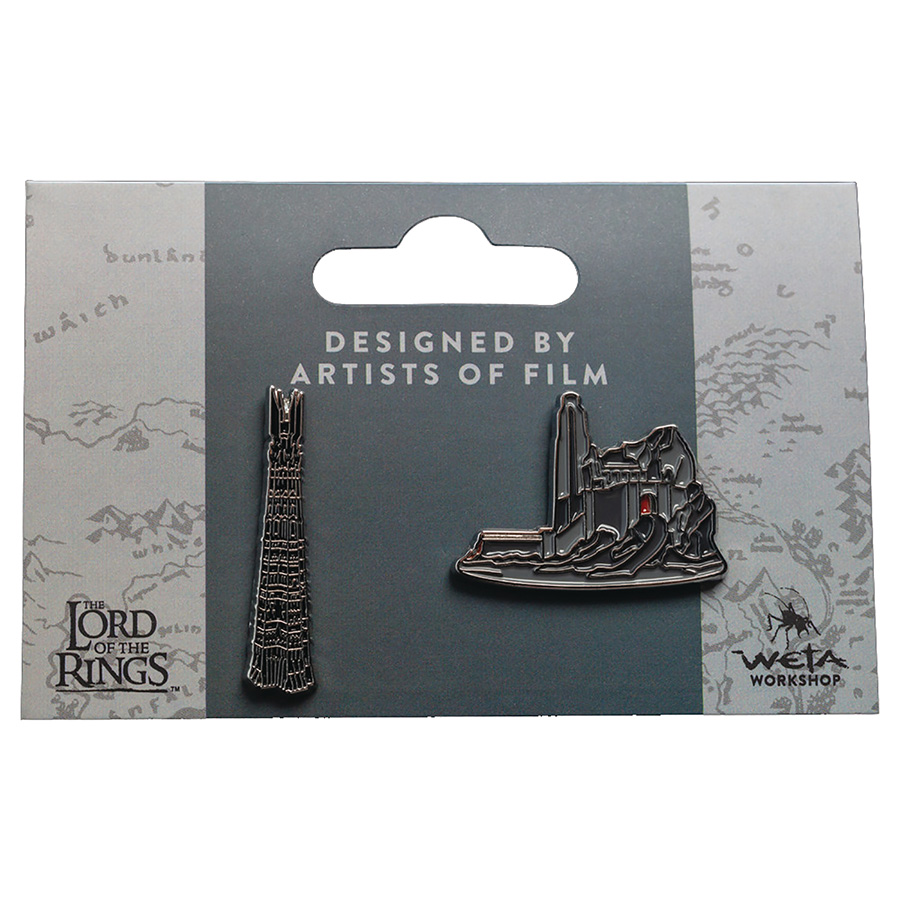 Lord Of The Rings Environment Pin Set - Helms Deep & Orthanc