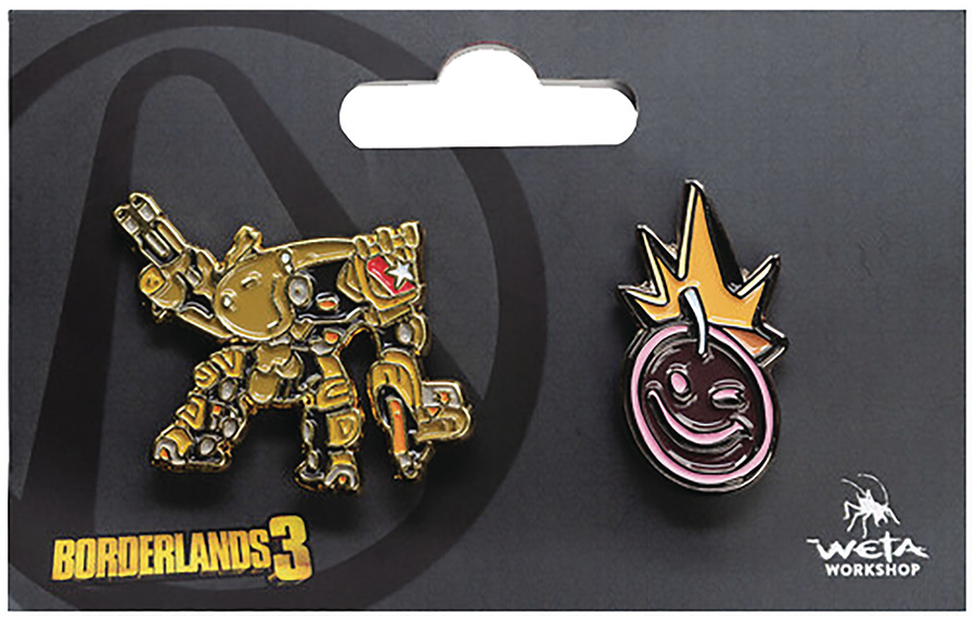Borderlands 3 Bear & Smiley Pin Set
