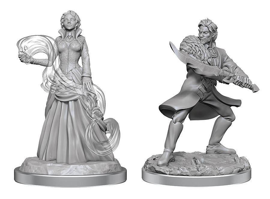 Critical Role Unpainted Miniature - Vampire & Necromancer Nobles