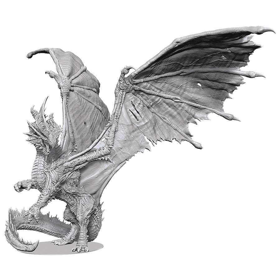 Dungeons & Dragons Nolzurs Marvelous Unpainted Miniature - Gargantuan Red Dragon