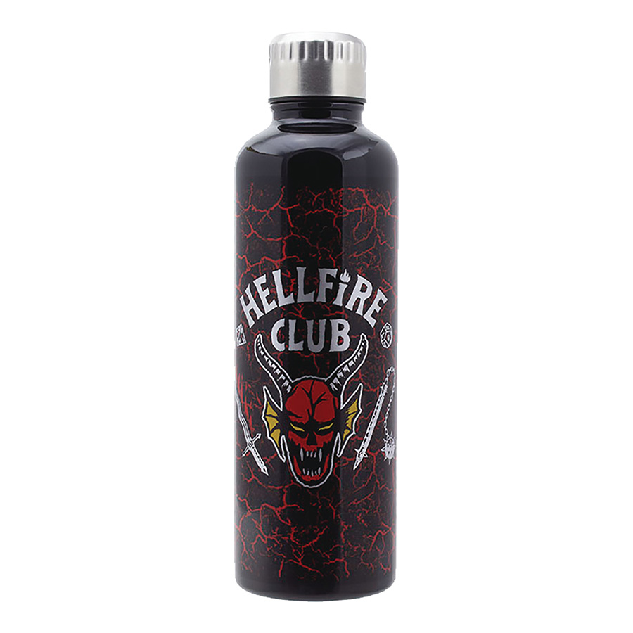Stranger Things Hellfire Metal Water Bottle