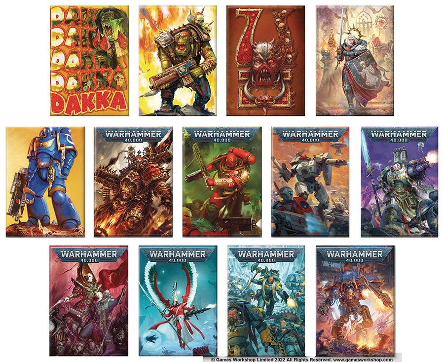Warhammer 40000 Magnet Vol 2 39-Piece Assortment Case