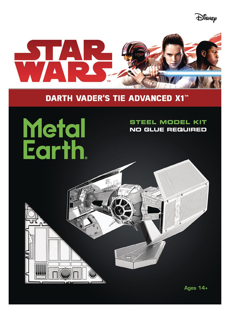 Star Wars Darth Vaders Advanced X1 Starfighter Metal Model Kit