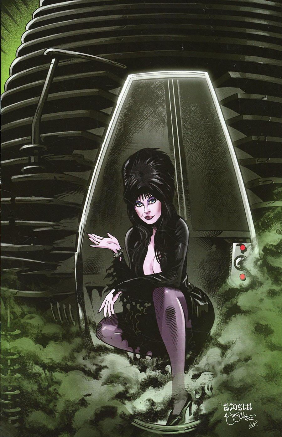 Elvira In Horrorland #5 Cover I Incentive Dave Acosta Virgin Cover