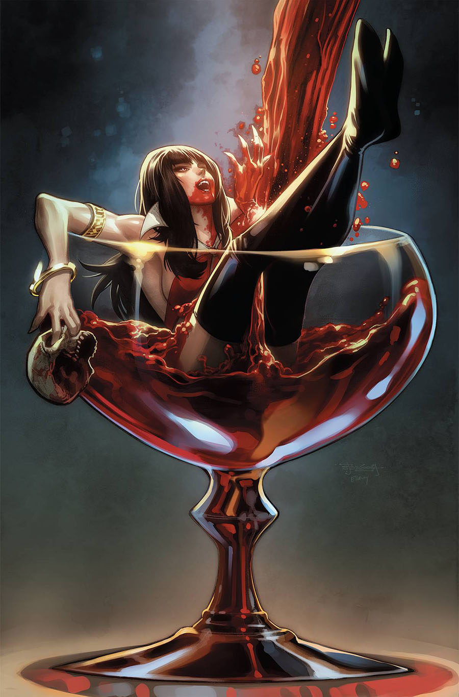 Vampirella Strikes Vol 3 #5 Cover J Incentive Stephen Segovia Virgin Cover