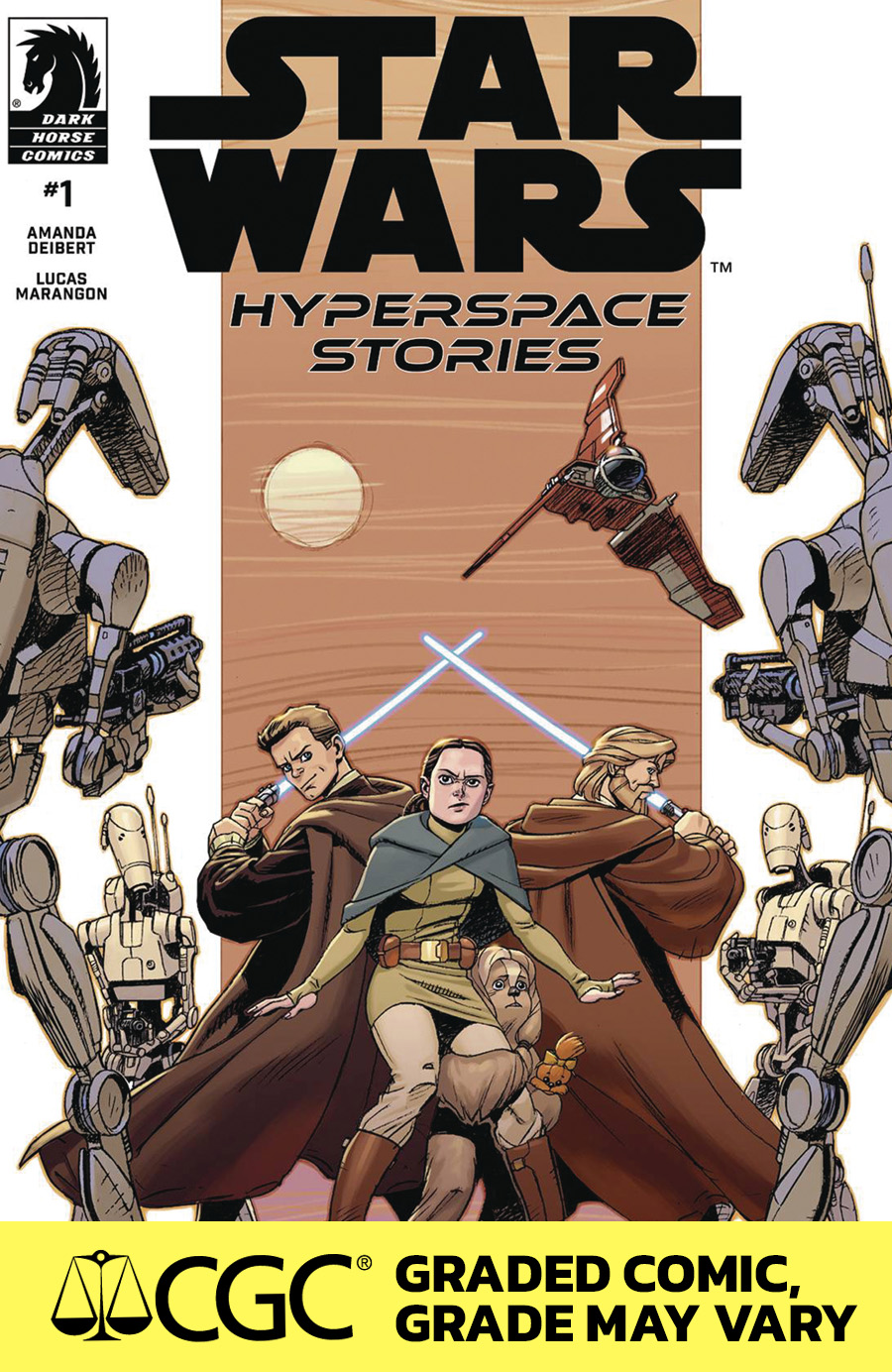 Star Wars Hyperspace Stories #1 Cover C DF Lucas Marangon CGC Graded 9.6 Or Higher