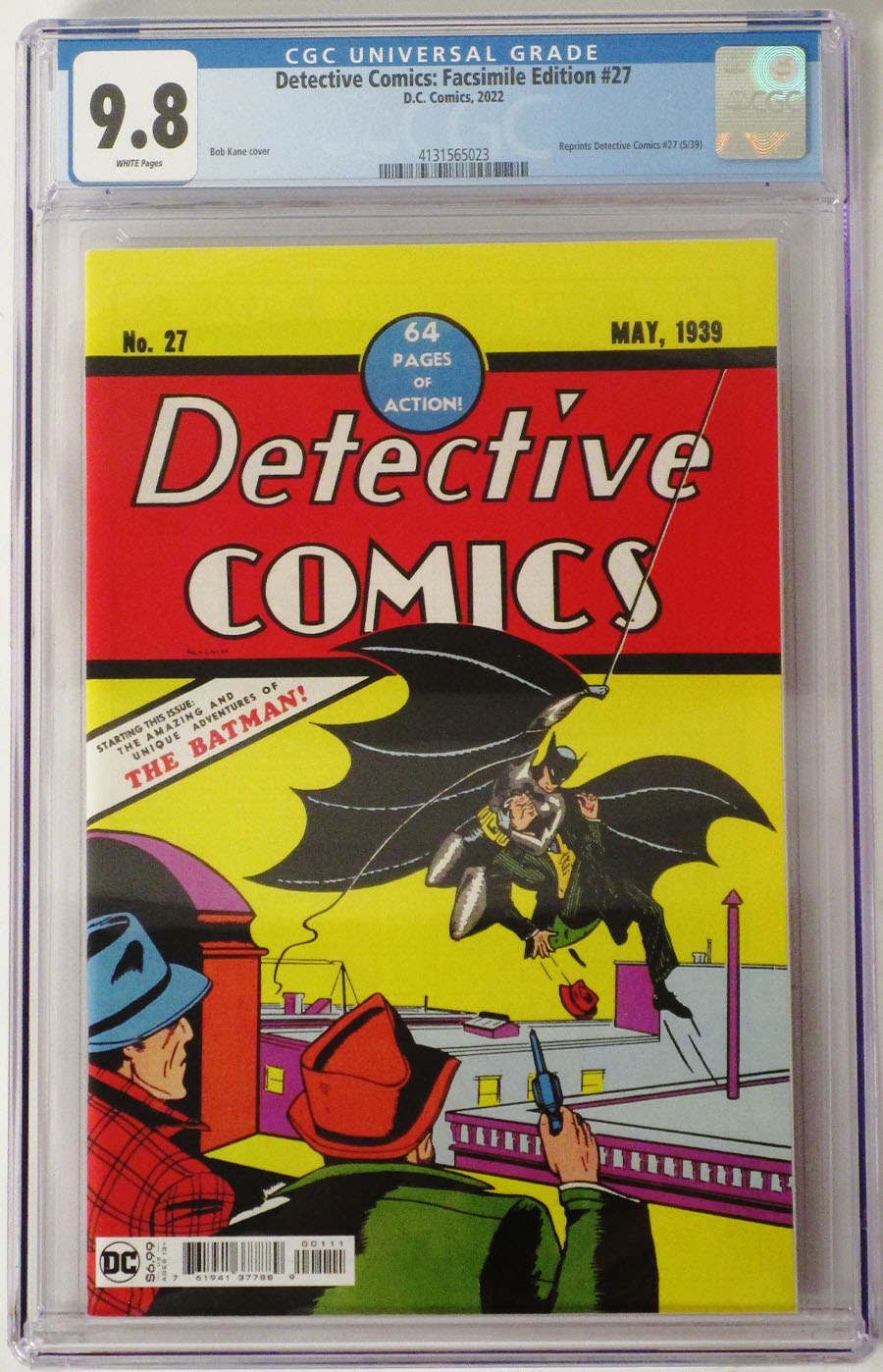 Detective Comics #27 Cover E Facsimile Edition (2022) DF CGC Graded 9.8