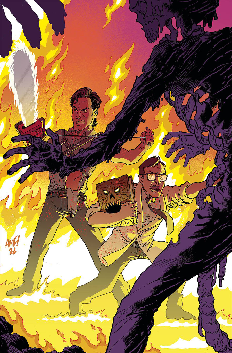 Army Of Darkness vs Reanimator Necronomicon Rising #3 Cover I Limited Edition Tony Fleecs Virgin Cover