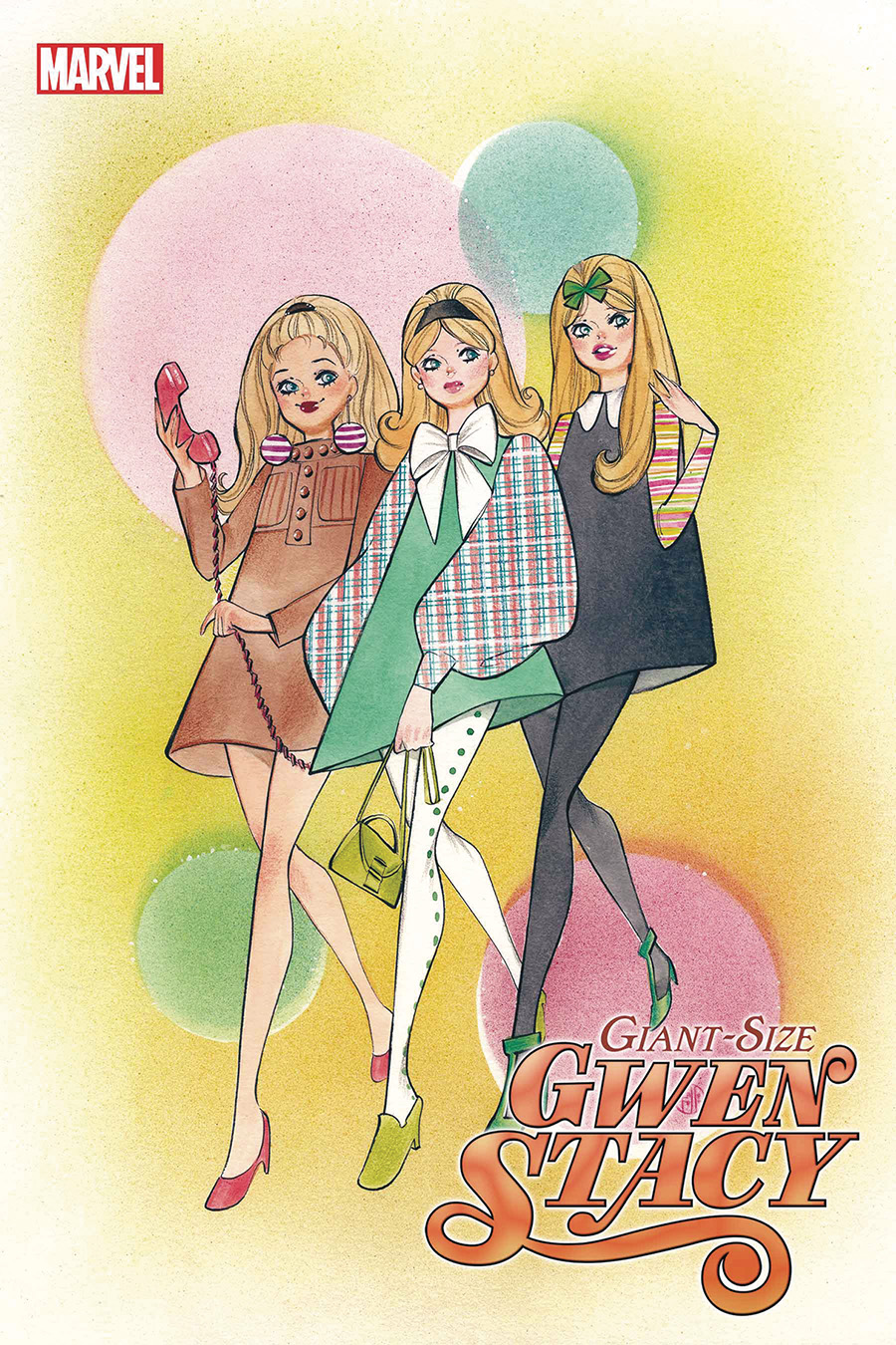 Giant-Size Gwen Stacy #1 (One Shot) Cover E DF Peach Momoko Variant Cover Silver Signature Series Signed By Christos Gage