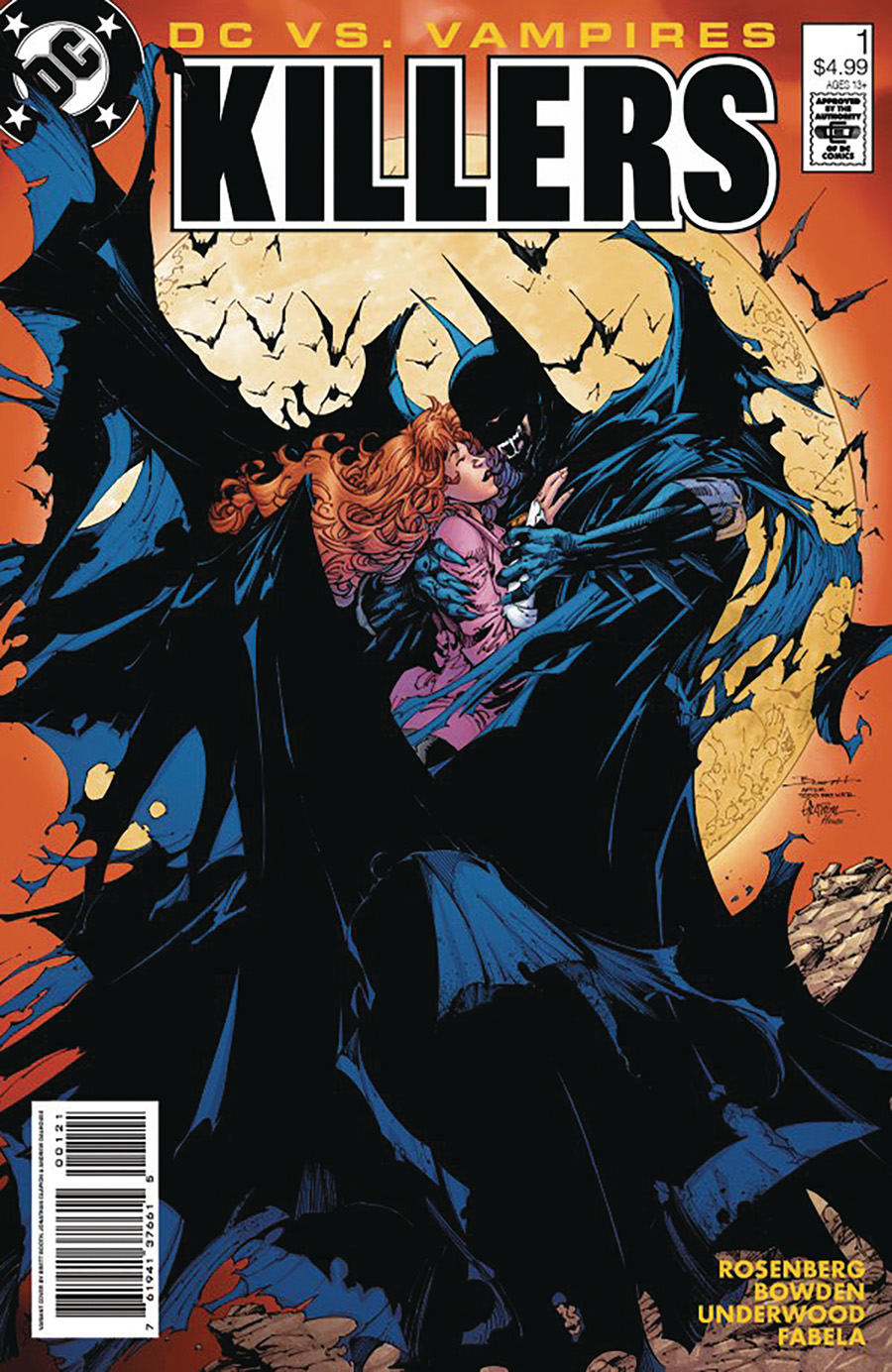 DC vs Vampires Killers #1 (One Shot) Cover E DF Batman Homage Variant Cover Signed By Matthew Rosenberg