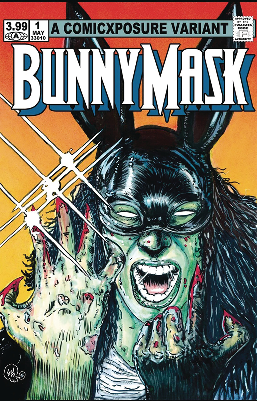 Bunny Mask Hollow Inside #1 Cover D DF Exclusive Juan Navarro Homage Variant Cover