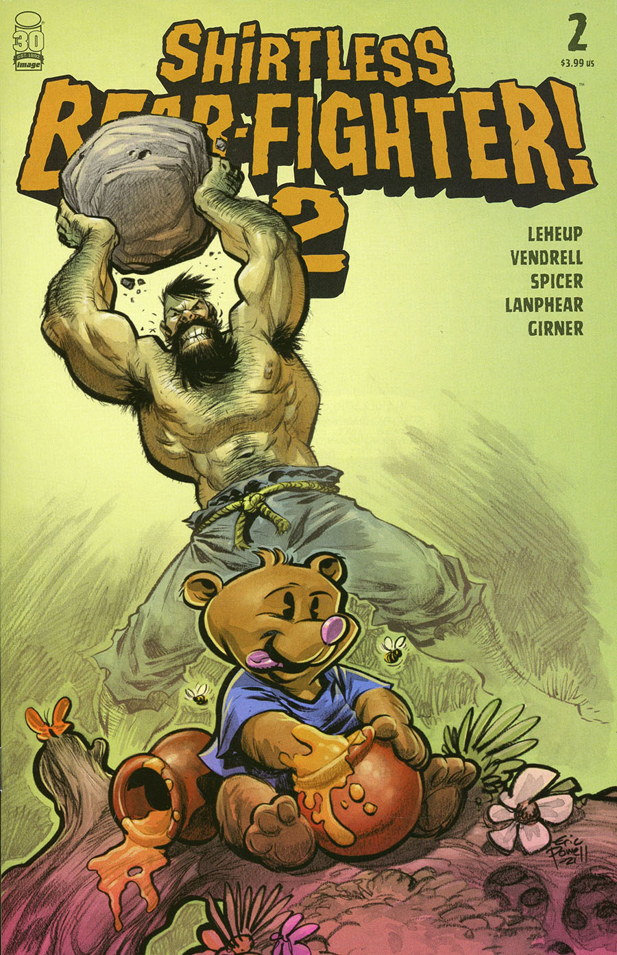 Shirtless Bear-Fighter 2 #2 Cover C Incentive Eric Powell Variant Cover
