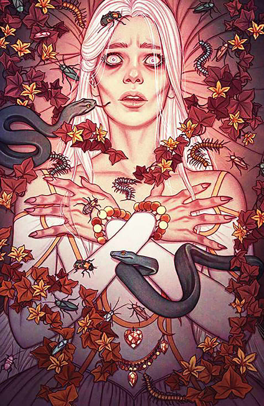 Briar #1 Cover F Incentive Jenny Frison Black White & Red Virgin Variant Cover