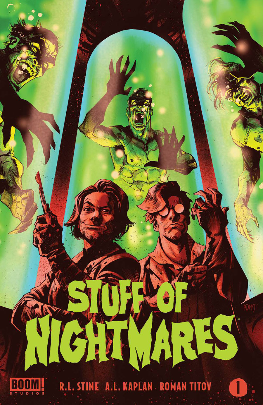 Stuff Of Nightmares #1 Cover G Incentive Adam Gorham Virgin Variant Cover